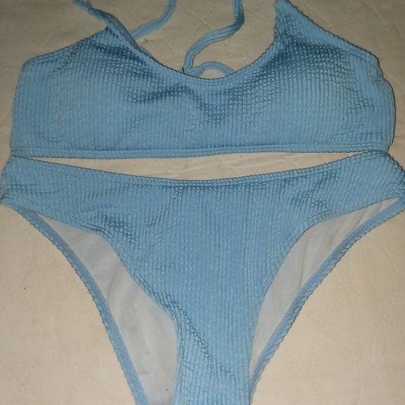 Shein baby blue bikini S - Picture 1 of 4